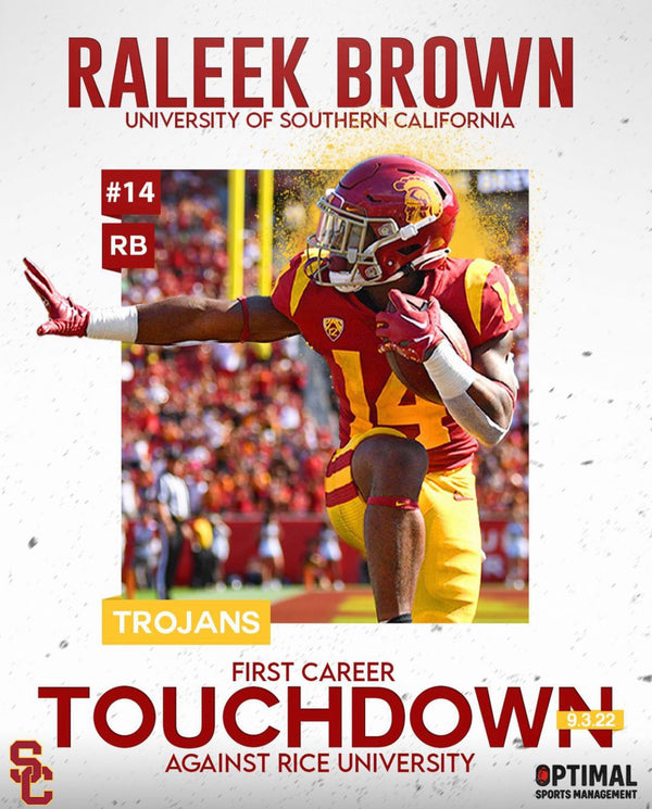 Raleek Brown Scores First Career Touchdown