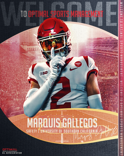 Optimal Sports Welcomes Marquis Gallegos
