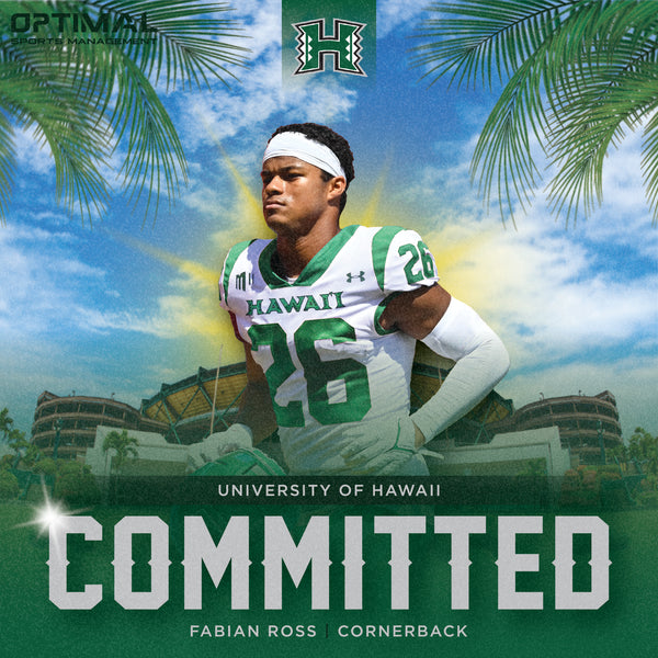 Fabian Ross Commits To The University of Hawaii