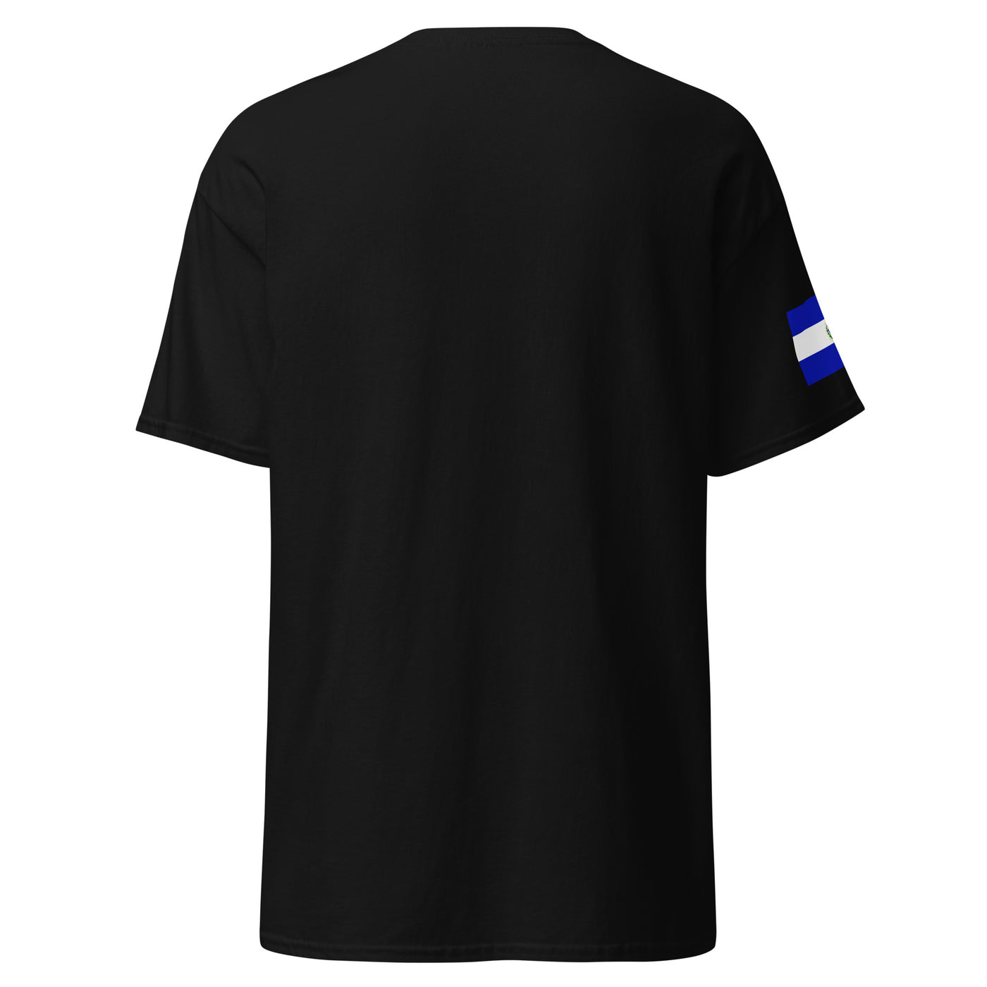 Marquis Gallegos Black Shirt (Salvadorian Flag)