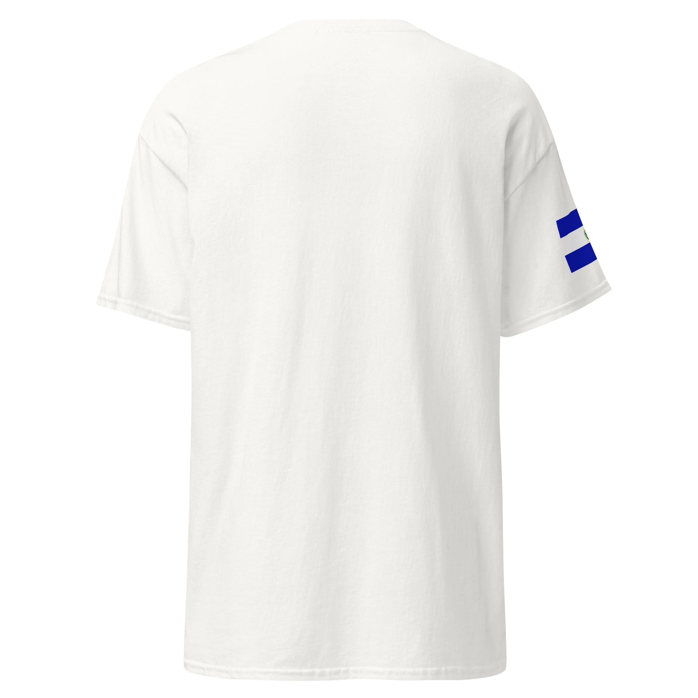 Marquis Gallegos White Shirt (Salvadorian Flag)