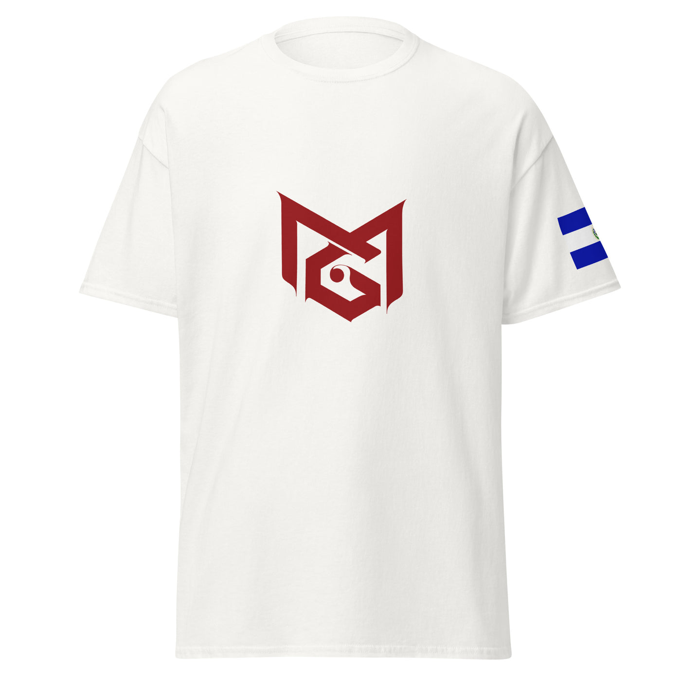 Marquis Gallegos White Shirt (Salvadorian Flag)