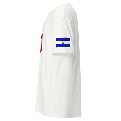 Marquis Gallegos White Shirt (Salvadorian Flag)