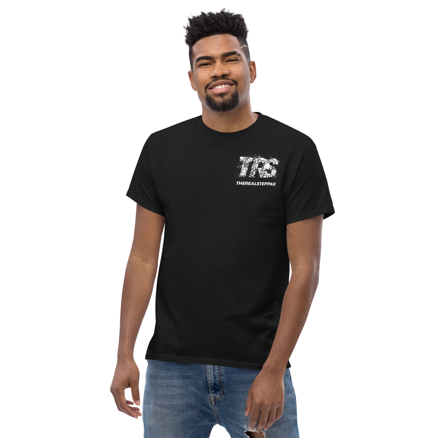 Rico Flores Jr. Black T-Shirt - Optimal Sports Management 