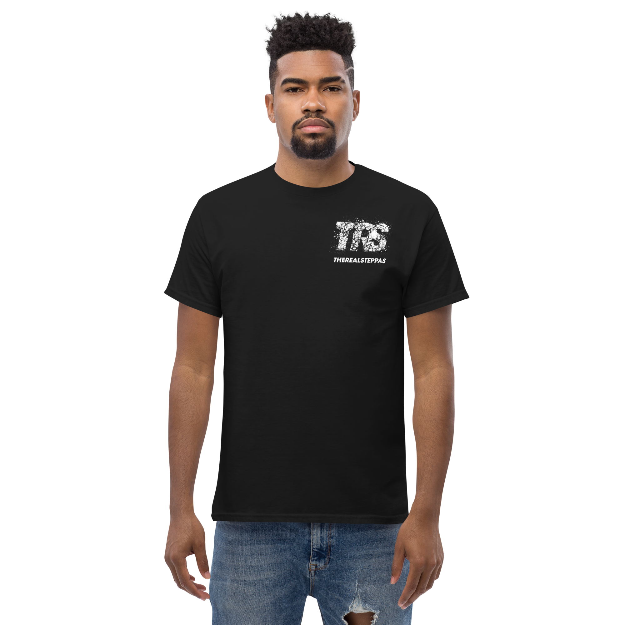Rico Flores Jr. Black T-Shirt - Optimal Sports Management 