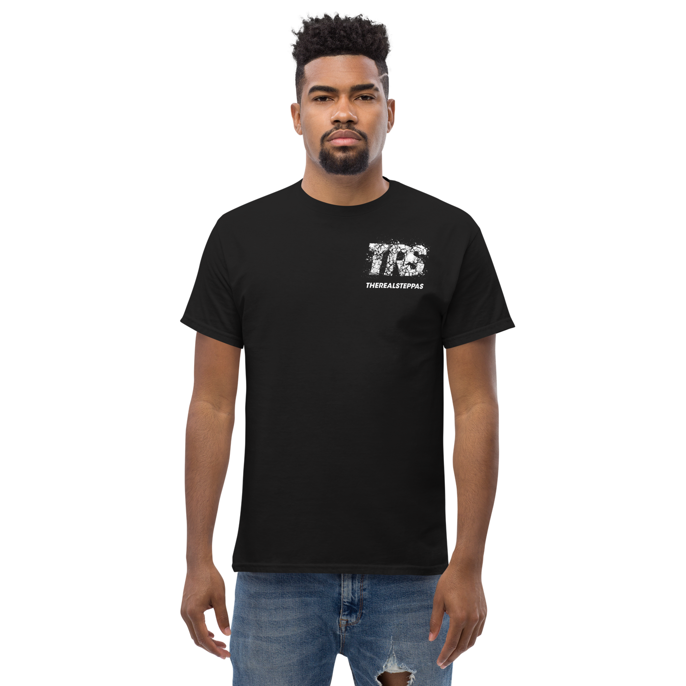 Rico Flores Jr. Black T-Shirt - Optimal Sports Management 